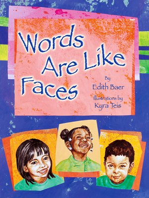 cover image of Words are Like Faces